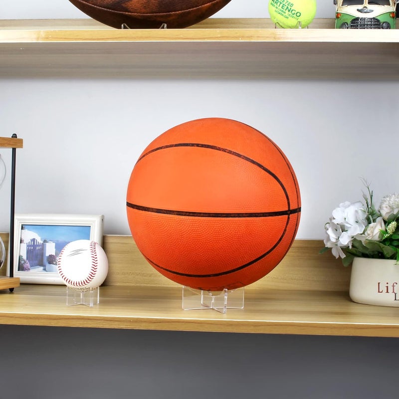 Evron Acrylic Display Rack for Baseball,Softball,Basketball,Football,Volleyball (1.97x1.1 inch and 3.54x1.3 inch) - Image 3